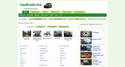 Desktop Screenshot of classificados4x4.com